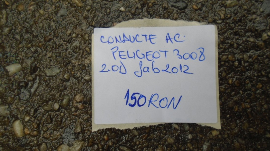 Conducta ac peugeot 3008 2.0d fab 2012