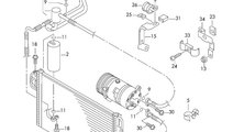 Conducta AC Skoda Octavia I 1996/09-2000/07 1.8 1J...