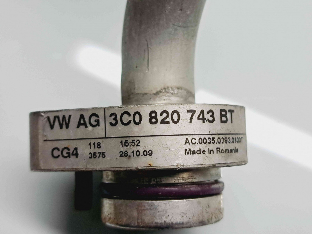 Conducta AC Volkswagen Passat CC (357) [Fabr 2008-2012] 3C0820743BT 2.0 TDI CBAB 103KW / 140CP 2.0 TDI CBAB 103KW / 140CP