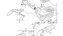 Conducta admisie aer Volkswagen Golf 5 (1K) Kombi ...