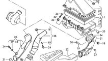 Conducta admisie filtru aer Bora 1.9 TDI ALH 2000