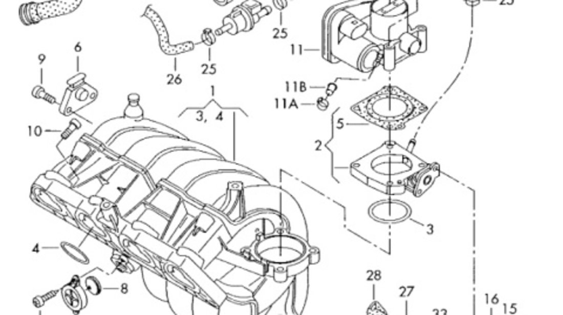 Conducta admisie OEM 036133354C