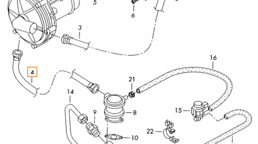 Conducta Aer Am Vag Audi A3 8P1 2003-2012 06A131127L