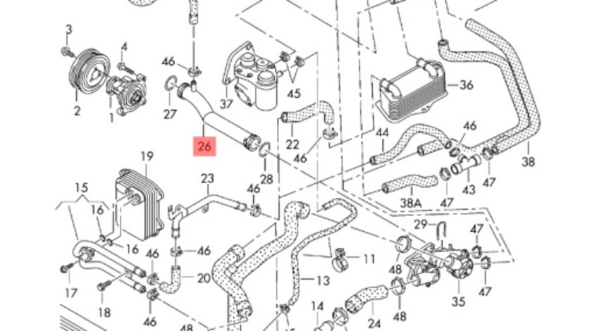 Conducta apa Volkswagen Polo (9N) Hatchback 2005 1.4 FSI VOLKSWAGEN POLO (9N_) [ 2001 - 2012 ] OEM 03C121065A