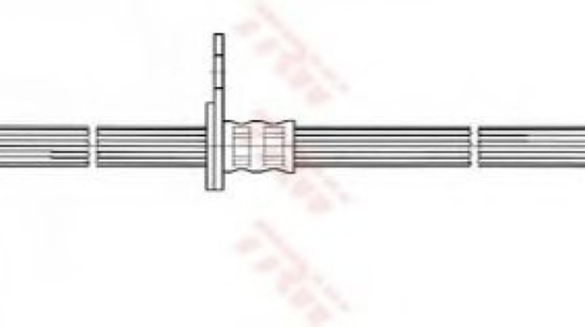Conducta / cablu frana TOYOTA AVENSIS Combi (T25) (2003 - 2008) TRW PHD533 produs NOU