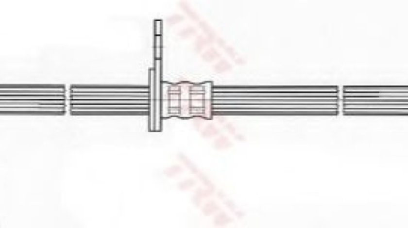 Conducta / cablu frana TOYOTA COROLLA (CDE12, ZZE12, NDE12, ZDE12) (2001 - 2007) TRW PHD534 produs NOU