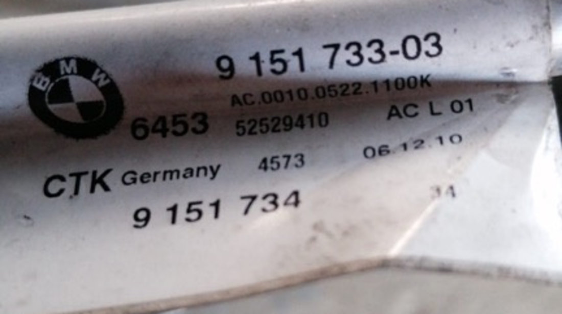 Conducta clima AC BMW E90, E91 2.0 diesel facelift 2008-2011 cod 9151733 - 200 ron