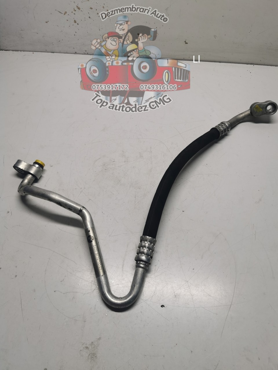 Conducta clima BMW seria 5 E60 E61 6450 9119700 01 conducta aer conditionat