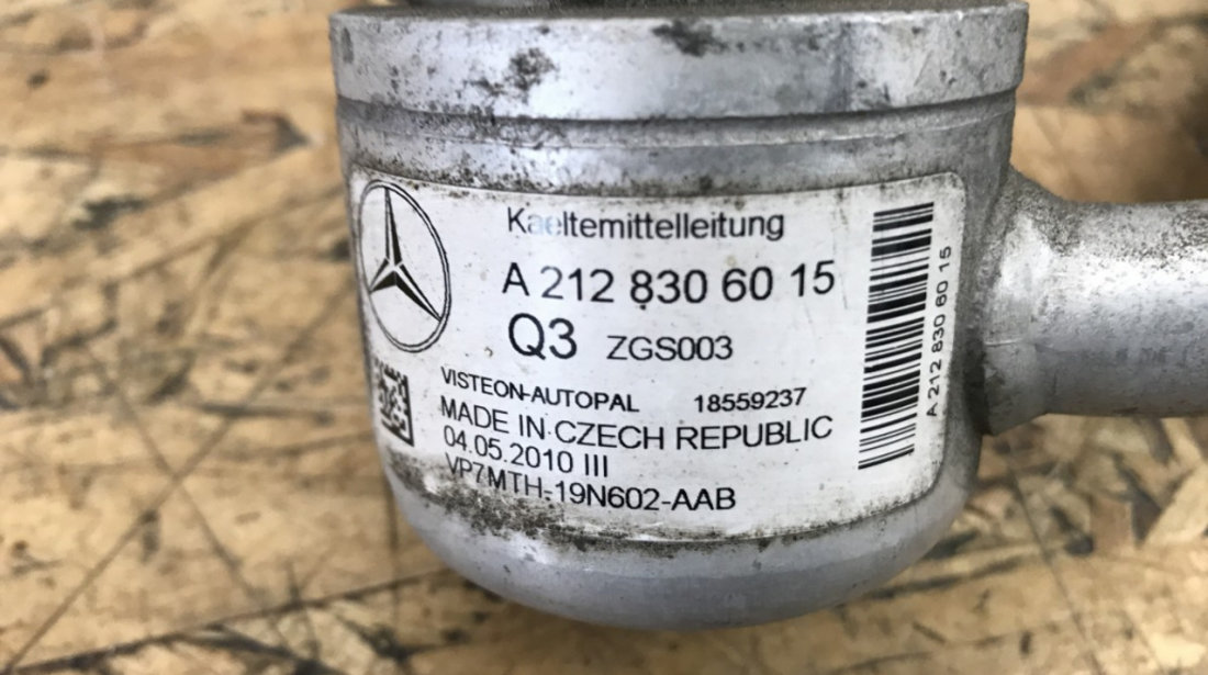 Conducta clima Mercedes Benz W212 E220 CDI Avangarde sedan 2010 (A2128306015)