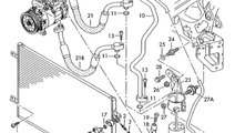Conducta climatizare Audi A6 4F sedan 2007 2008 OE...