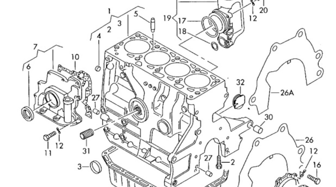 Conducta epurator gaze Volkswagen Golf 6 (5K) Hatchback 2010 1.4 16V OEM 036103493EC