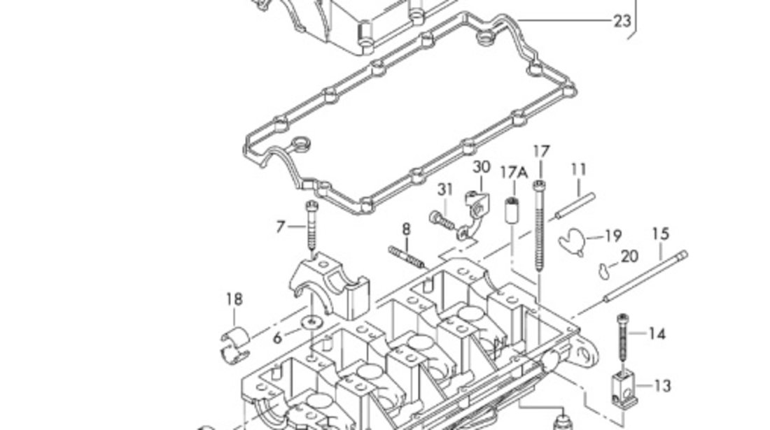 Conducta epurator OEM 038103493AC