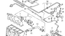 Conducta gaze EGR Volkswagen Passat B7 (365) Varia...