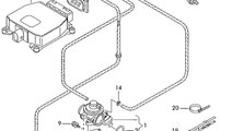 Conducta gaze racitor Volkswagen Golf 1J 110 kw AR...