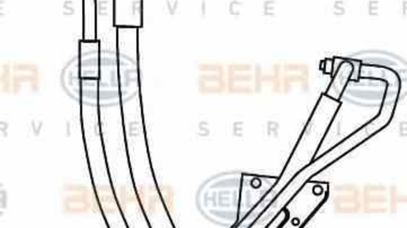 Conducta inalta presiune aer conditionat FORD TRANSIT caroserie FA HELLA 9GS 351 337-591