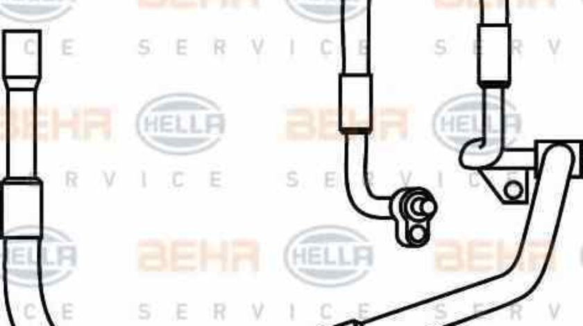 conducta inalta presiune aer conditionat FORD FIESTA V JH JD HELLA 9GS 351 337-331