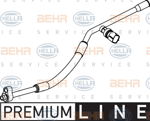 Conducta inalta presiune,aer conditionat (9GS351337091 HELLA) FORD