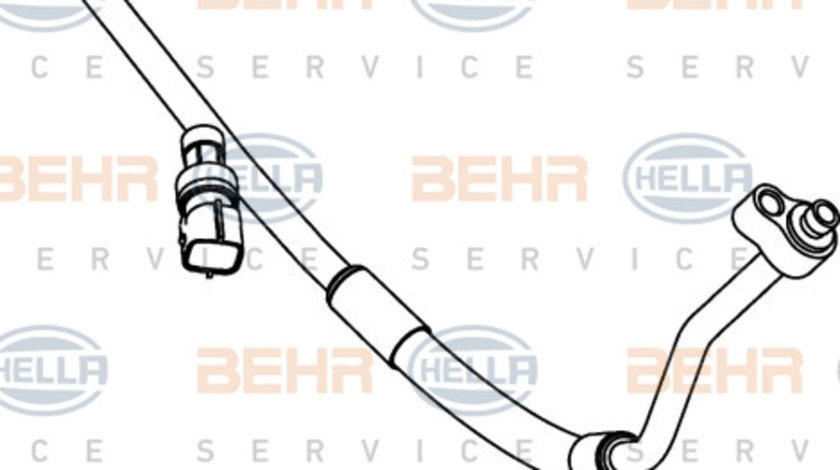 Conducta inalta presiune,aer conditionat (9GS351337111 HELLA) FORD,FORD AUSTRALIA