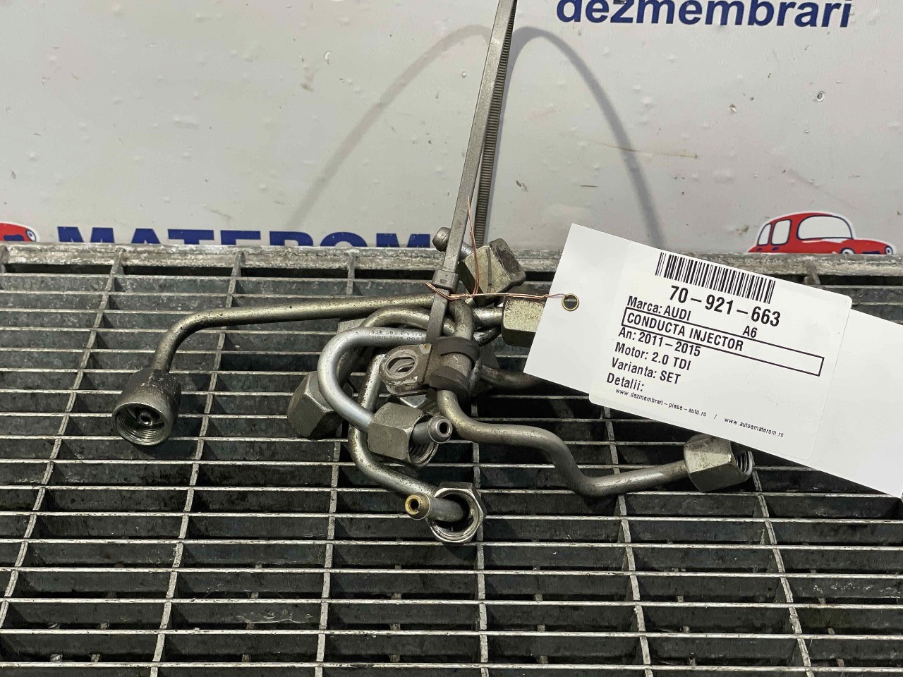 CONDUCTA INJECTOR AUDI A6 2.0 TDI - (2011 2015)