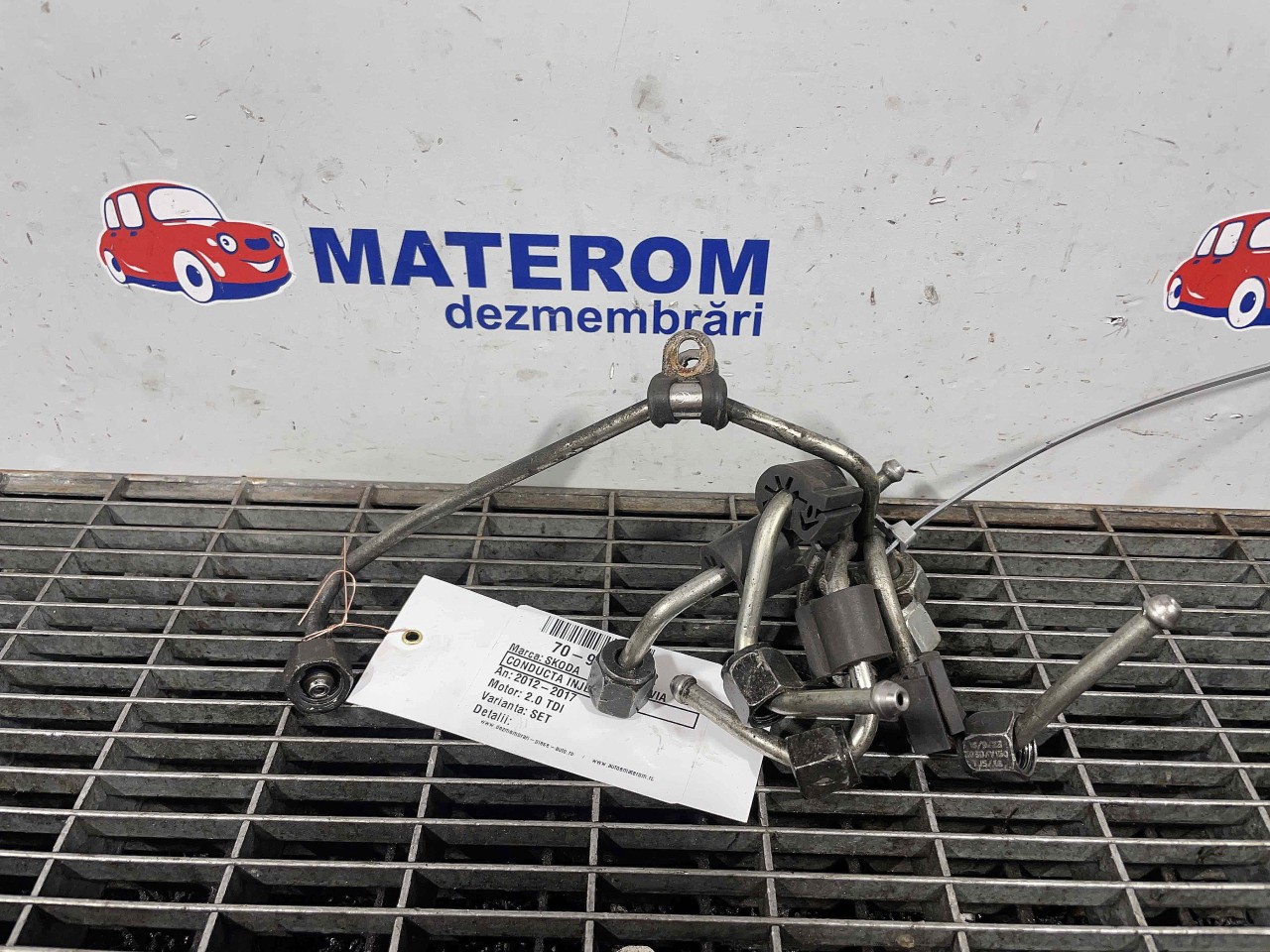 CONDUCTA INJECTOR SKODA OCTAVIA 2.0 TDI - (2012 2017)