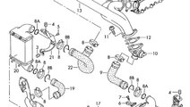 Conducta intercooler Audi A4 8E 2002 2003 2.5 TDI ...