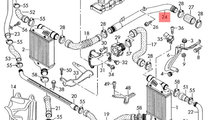 Conducta intercooler Audi A6 4F 3.0 TDI ASB 2006 2...