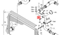 Conducta intercooler Volkswagen Jetta 2.0 TDI BKD ...