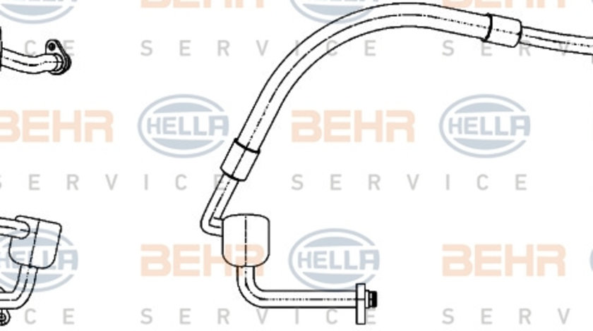 Conducta joasa presiune,aer conditionat (9GS351338551 HELLA) FORD,FORD AUSTRALIA