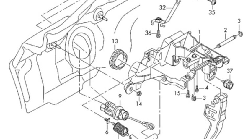 Conducta lichid ambreiaj Volkswagen Golf 6 (5K) Hatchback 2010 1.4 16V OEM 6Q1721453B