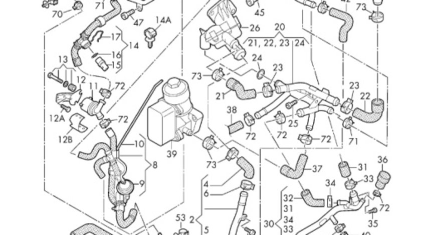 Conducta lichid sirocou Volkswagen Amarok 2H 2015 2016 OEM 2H0121065AT