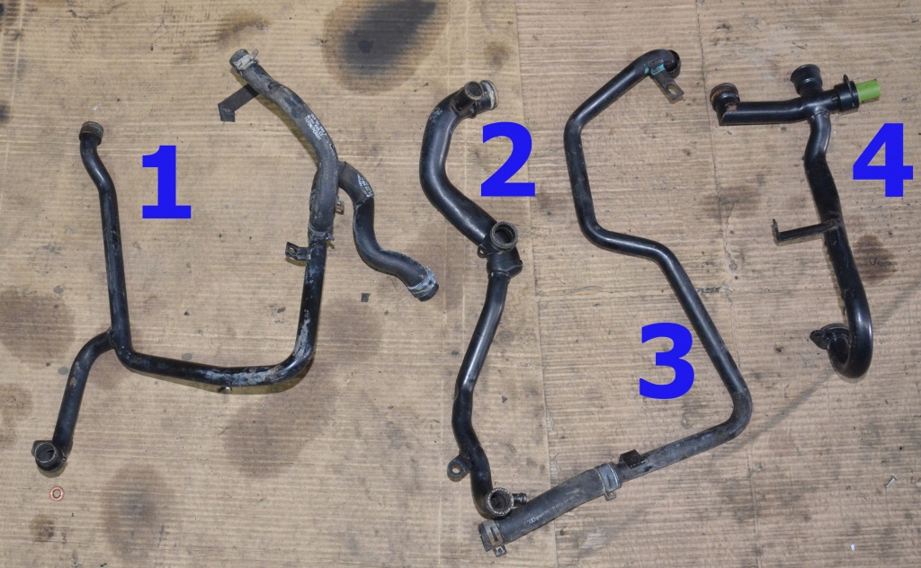 Conducta metalica apa motor Audi A6V6 2.5 TDI 150CP 180CP