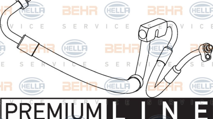 Conducta presiune variabila,aer conditionat (9GS351337051 HELLA) FORD,FORD AUSTRALIA