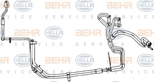Conducta presiune variabila,aer conditionat (9GS351338361 HELLA) FORD,FORD AUSTRALIA