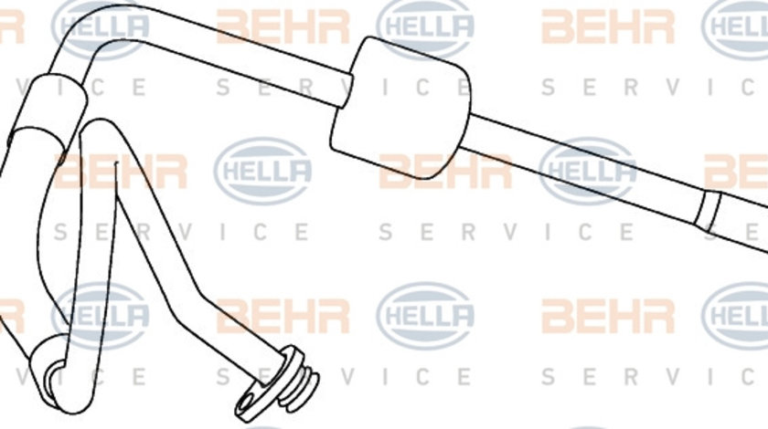 Conducta presiune variabila,aer conditionat (9GS351337721 HELLA) PEUGEOT