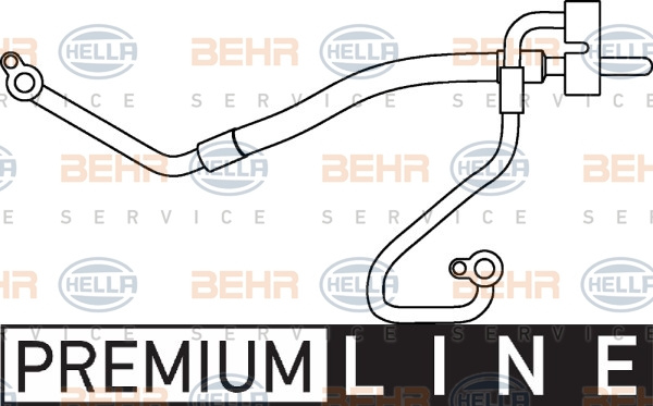 Conducta presiune variabila,aer conditionat (9GS351337171 HELLA) FORD