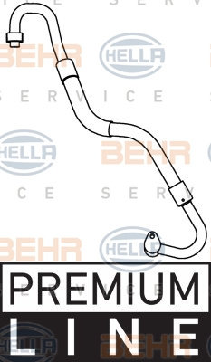 Conducta presiune variabila,aer conditionat (9GS351337471 HELLA) FORD
