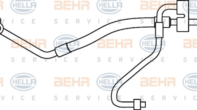 Conducta presiune variabila,aer conditionat (9GS351337161 HELLA) FORD