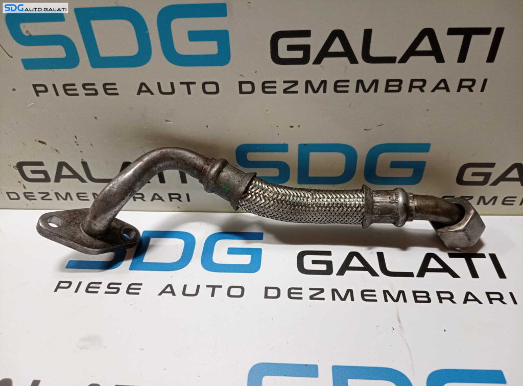 Conducta Retur Ulei Turbosuflanta Skoda Superb 1 1.9 tdi AVB AWX AVF BSV 2002 - 2008 Cod 028145736AH [M6196]