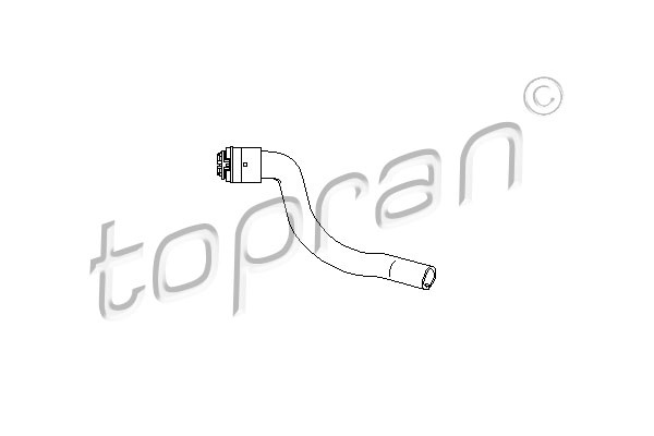 Conducta, schimbator caldura-incalzire (207687 HAN) OPEL,VAUXHALL