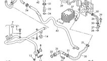 Conducta sistem racire Audi A6 4F C6 3.0 TDI BMK O...