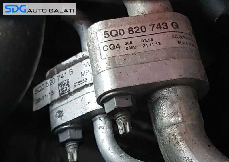 Conducta Teava Compresor AC Clima Climatronic VW Golf 7 2013 - 2017 Cod 5Q0820743G [i0061] [Depozit]