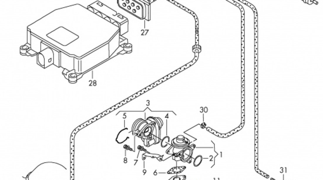 Conducta Tubulatura Supapa Agr Wahler Seat Altea XL 2006→ 61384D