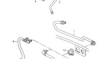 Conducta vacuum frana Audi A4 B6 (8E) Sedan 2005 1...