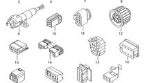 Conector instalatie electrica Audi A4 B7 (8E) Seda...