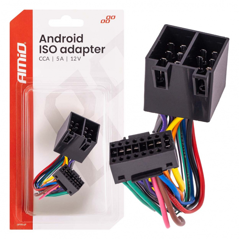 Conector Radio Android ISO CCA Amio 5A 12V 04442