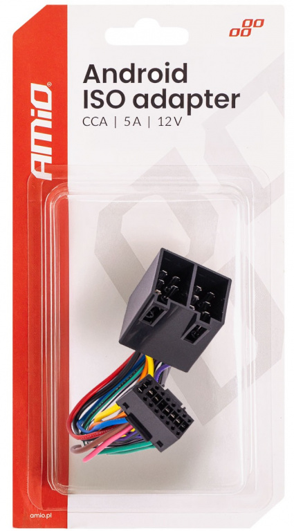 Conector Radio Android ISO CCA Amio 5A 12V 04442