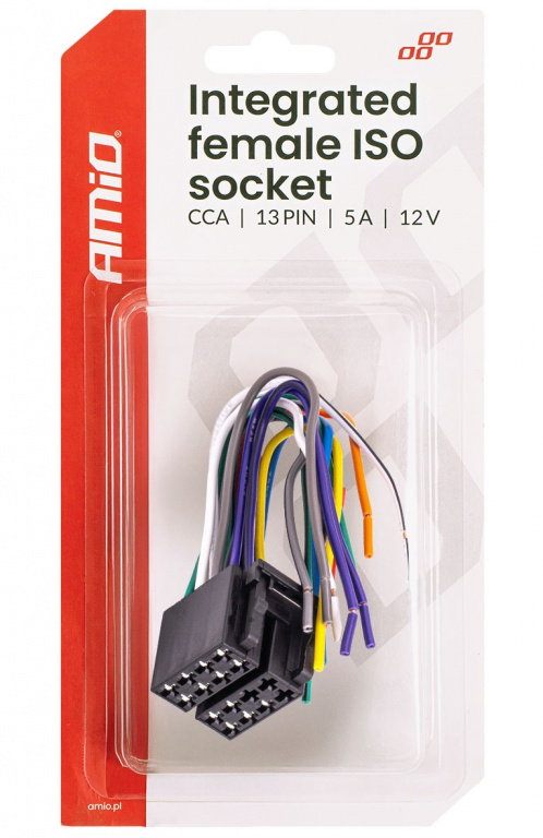 Conector Radio Mama Android ISO CCA Amio 5A 12V 04441