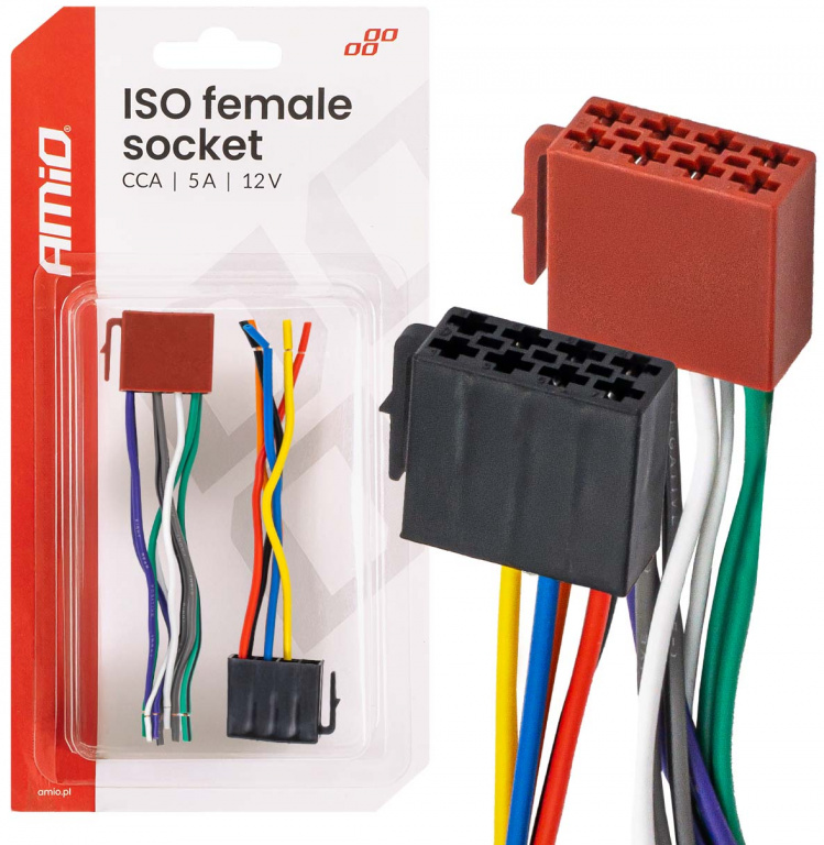 Conector Radio Mama Android ISO CCA Amio 5A 12V 04444
