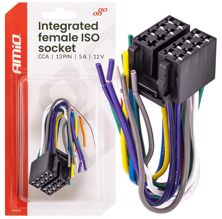 Conector Radio Mama Android ISO CCA Amio 5A 12V 04441