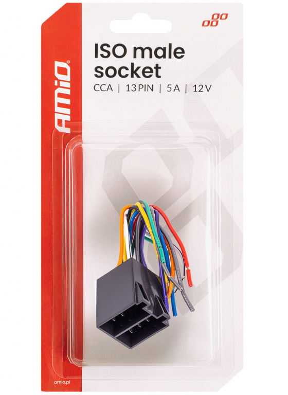 Conector Radio Tata Android ISO CCA 13 Pini Amio 5A 12V 04445